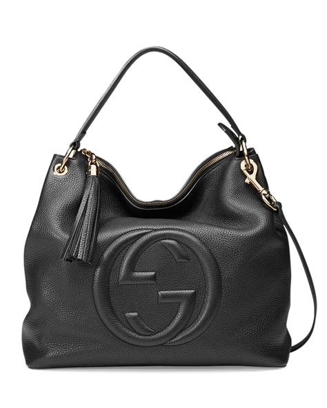 gucci spencer|Gucci black leather handbags.